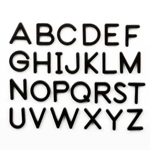 Really Good Stuff EZread - Kit de letras magnéticas en mayúsculas y minúsculas, 1 estuche de almacenamiento, 217 letras magnéticas