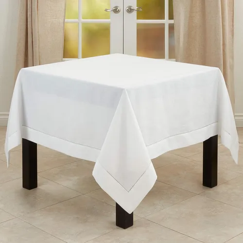 Vista 49 de SARO LIFESTYLE Servilleta de cóctel con borde cosido (juego de 12), negro, 6"x6