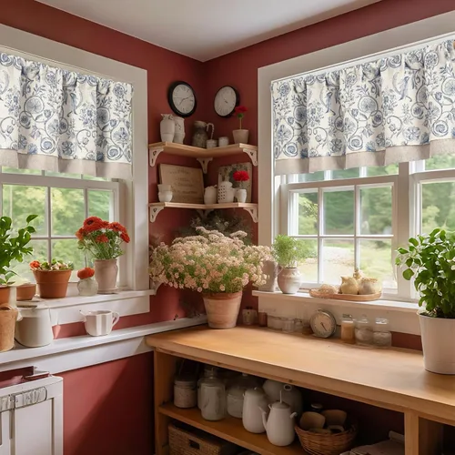 Vista 3 de JINCHAN - Cenefa de lino para cocina, cortina de ventana de doble capa de 16 pulgadas para sala de estar, dormitorio, baño, tratamiento de ventana