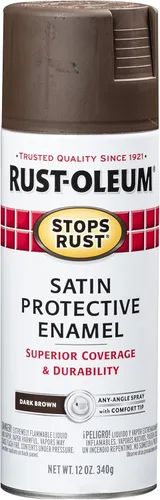 Vista 60 de Rust-Oleum 7776830 - Pintura en aerosol para prevención del óxido, 12 onzas, negro plano