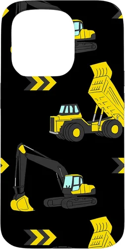 Vista 14 de Dump Excavator Truck Pattern Construction Vehicle Boys Case for iPhone 17