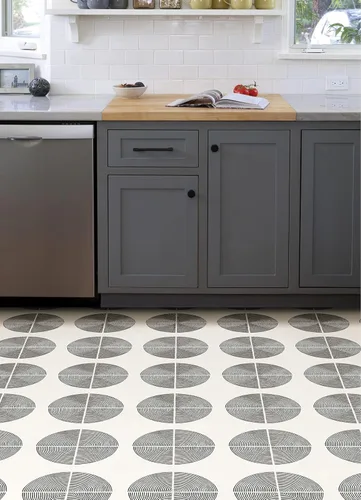 Vista 4 de FloorPops Adhesivo luminario Pelar y pegar azulejos de vinilo