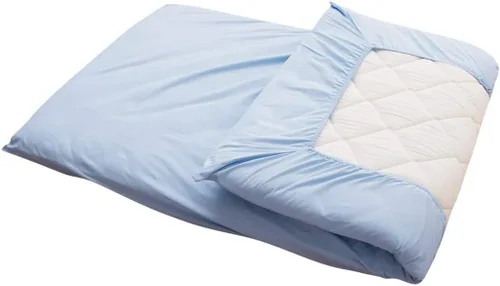 EMOOR Sábana bajera ajustable para colchón de futón japonés PRESSO Twin/Twin-Long Hecho en Japón 100% algodón (Saxblue), funda para colchoneta de