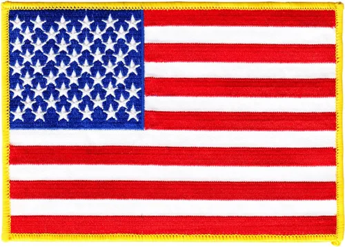 USA - Parche rectangular grande de 5 x 7 pulgadas