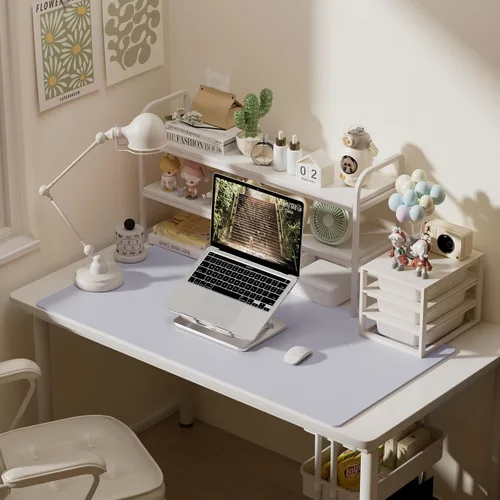 Vista 558 de Aothia Protector de escritorio de cuero, alfombrilla para mouse, alfombrilla de escritorio de oficina, 31.5 x 15.7 pulgadas, secante de escritorio