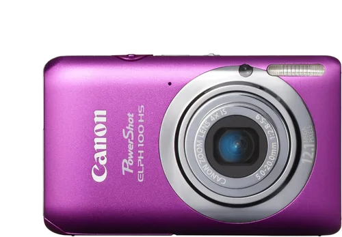 Vista 3 de Canon PowerShot ELPH 100 HS - Cámara digital de 12.1 MP CMOS con zoom óptico 4X (rosa)