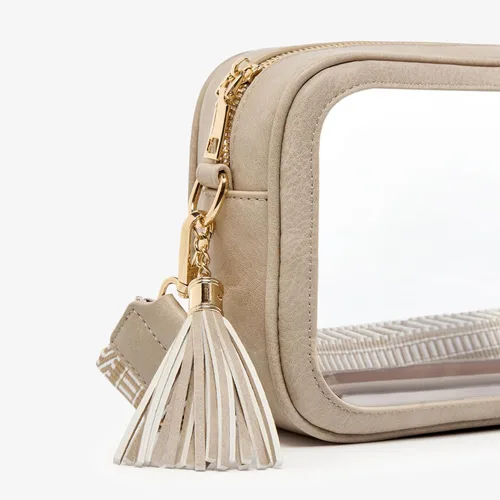 Vista 3 de Bolsa transparente para eventos en estadios, bolsa transparente aprobada para estadios, bolsa cruzada para conciertos, deportes, festivales