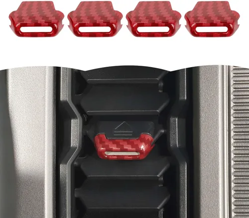 Vista 12 de RT-TCZ Cubierta de ventilación para consola central, ajuste de aire acondicionado, accesorios interiores para Ford Bronco 2021 2022 2023, morado