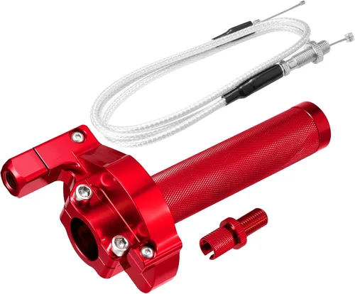 Vista 22 de Throttle Grip Throttle Cable Motorcycle 22mm Universal CNC Aluminum Accelerator Throttle Twist Grips Handlebars for KLX CR CRF EXC XR TTR CB SSR ATV