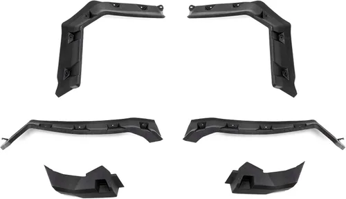 Vista 6 de SuperATV Guardabarros guardabarros para Can Am Defender HD 5/8/10/MAX (ver ajuste) 2 guardabarros delanteros, 2 traseros Se extiende 4 pulgadas
