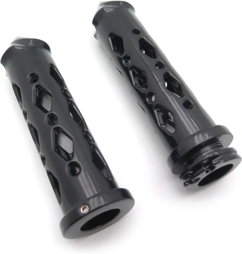 Vista 8 de SMT-Black Spike Grip 7/8 "Barras CNC compatibles con Yamaha Kawasaki Manillares Sport Bikes [B00RW3FDU0]