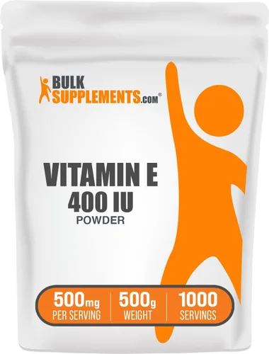 Vista 9 de BulkSupplements. com Vitamina E 400 UI en polvo - como D-alfa tocoferol, suplementos nutricionales - Sin gluten, 500 mg por porción, 11.0 lbs