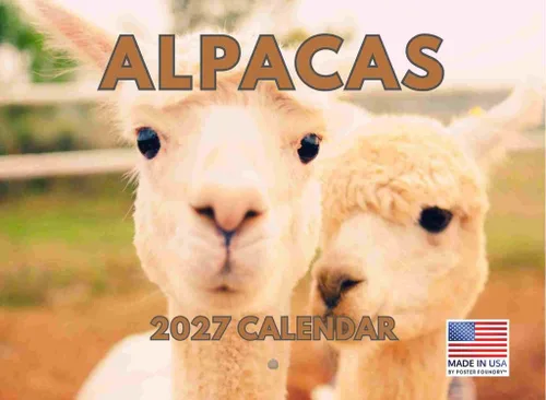 Vista 60 de Calendario de Cocodrilo 2026 Calendario de Pared Mensual 12 Meses Fabricado en Estados Unidos