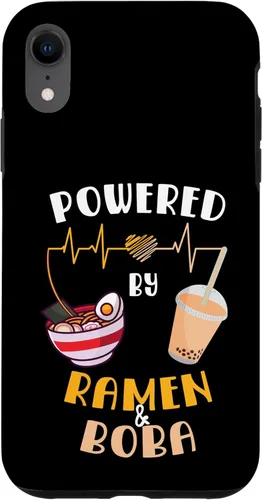 Vista 25 de Powered by Ramen & Boba Tea - Linda funda Kawaii Ramen Soup para iPhone 17