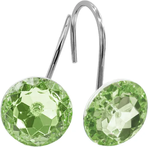 Vista 8 de MitoVilla Anillos de cortina de ducha rojos de Navidad, ganchos de ducha navideños para forro de cortina de ducha borgoña, anillos de ducha a prueba