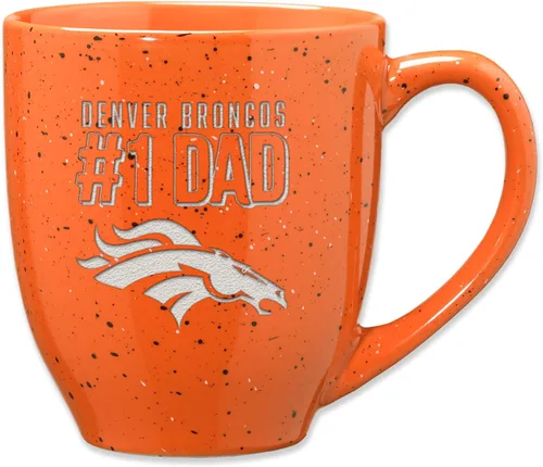Vista 67 de Rico Industries NFL Football #1 Dad 16 oz Team Color Laser Engraved Ceramic Coffee Mug