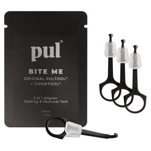 Vista 22 de PUL - Paquete de 2 masticables 2 en 1 Invisalign y herramienta de extracción de alineadores para alineadores transparentes, retenedores y bandejas