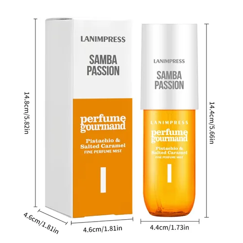 Vista 8 de Fragancia para cabello y cuerpo de 3 onzas líquidas, Eau de Parfum para mujer, brillo solar irresistible, perfume n. 1, aroma floral gourmand