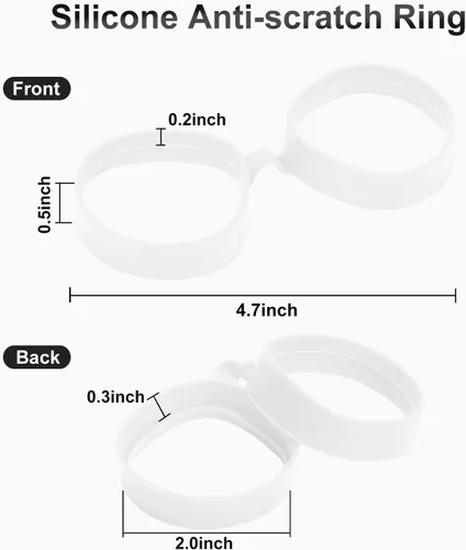 Vista 2 de SUPERUS Lens Protector Compatible with OculusMeta Quest 2, Glasses Spacer - Anti-Scratch VR Accessories to Prevent Your Glasses from Scratching VR
