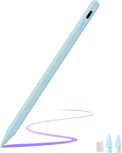 Vista 13 de Lápiz óptico para iPad de 9ª y 10ª generación, lápiz con rechazo de palma Apple Pencil para (2018-2025) 10ª/9ª/8ª/7ª/6ª generación, iPad Pro