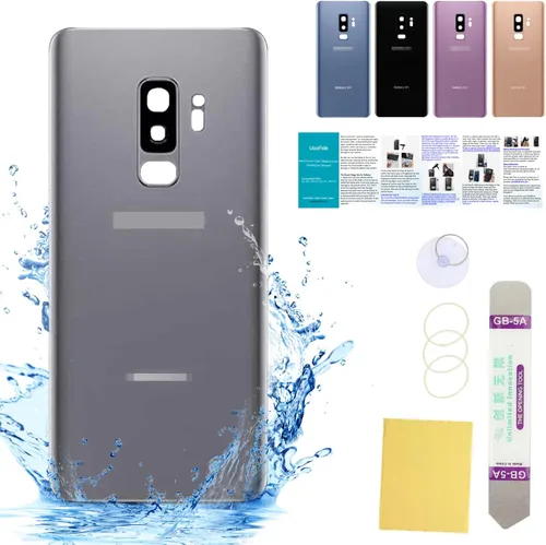 Vista 34 de Cubierta de vidrio trasera compatible con Samsung Galaxy S8 de repuesto de 5.8 pulgadas SM-G950 todos los operadores con manual de instalación + kit