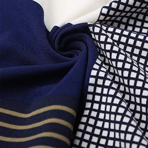 Vista 4 de Blusa con estampado floral para mujer, camiseta de manga corta 34, talla grande, cuello redondo, túnica