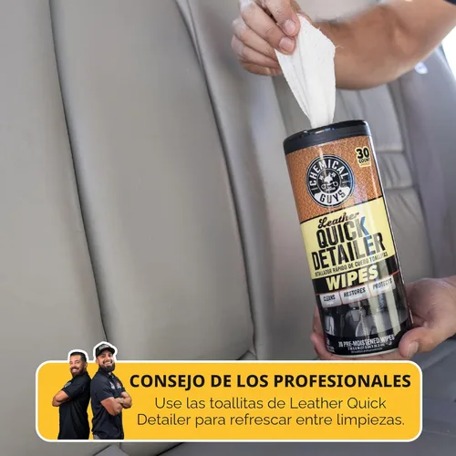 Vista 7 de Chemical Guys - HOL303 Kit de cuidado de cuero y acondicionador (16 oz) (9 artículos)