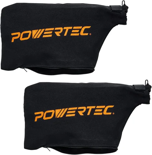 Vista 15 de POWERTEC Bolsa colectora de polvo para sierra ingletadora de 7-1/4 pulgadas, 8-1/2 pulgadas, se adapta a puertos de polvo nominales de 1-1/2