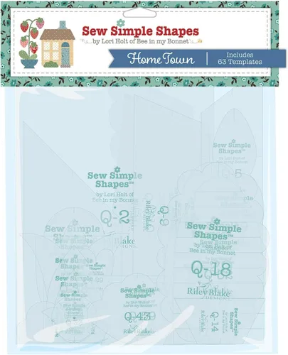 YBW Home Town Coser formas simples por Lori Holt of Bee in My Bonnet