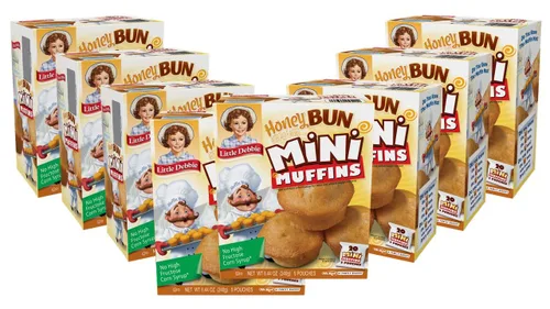 Vista 11 de Little Debbie Paquete variado de mini muffins, pastel de cumpleaños, arándanos, chispas de chocolate (1 caja cada uno)