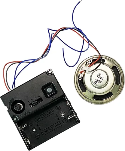 Fancyes Caja de timbre de música DIY con bocina, funciona con pilas, mecanismo de reloj de pared, piezas de reloj, herramienta de reparación,