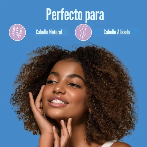 Vista 3 de Lottabody Mousse en espuma con aceite de coco y manteca de karité Wrap Me, crea envoltorios suaves, mousse para cabello rizado, define rizos