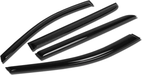 Vista 18 de Auto Dynasty 2 piezas viseras de ventana con cinta adhesiva protector de lluvia compatible con Dodge Stratus Chrysler Sebring 2001-2005 Cupé de 2