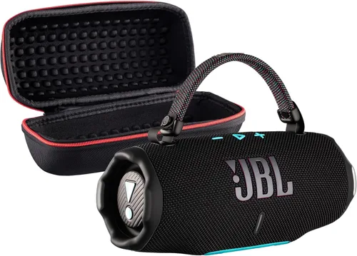 Vista 11 de JBL Charge 6 - Altavoz Bluetooth portátil (negro) IP68 impermeable, a prueba de polvo y caídas, audio inalámbrico al aire libre 28 horas