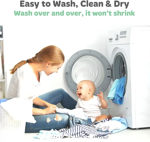 Vista 6 de Sábanas ajustables de 18 x 36 pulgadas – Compatible con Arms Reach Co Sleeper Clear Vue, Cambria, Mini Ezee moisés – Se adapta sin colchón – Algodón