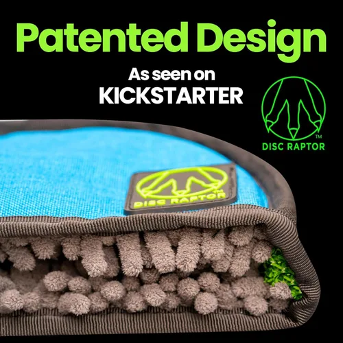 Vista 9 de La herramienta de limpieza original de Disc Golf con microfibra y césped Accesorios y equipos de toallas de golf Flying Disc Diseño patentado