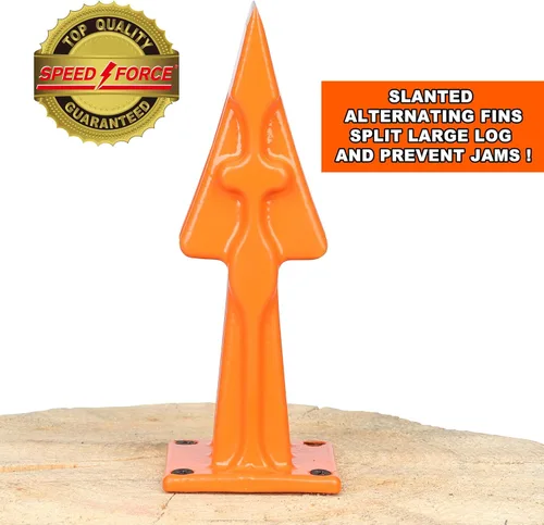 Vista 5 de SPEED FORCE Divisor de leña para leña y madera – ¡Sin hacha! Punta de cuña divide leña