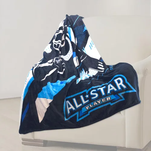 Football All Star - Manta súper suave de 50 x 60 pulgadas para dormitorio, sala de estar, primavera, vacaciones, niños, bebés, adultos y decoración,