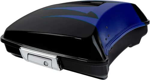 Vista 38 de Maletero de motocicleta Razor de 5.5 pulgadas con pestillo y llave compatible con Harley 2014-2025 Touring CVO Road King Street Glide Electra Glide