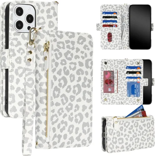 Vista 14 de Jaorty Funda compatible con iPhone 13 Pro Max para Apple 12 Pro Max, piel sintética naranja, rombo para mujeres y hombres, bolsillo con cremallera