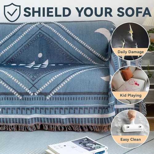 Vista 346 de VClife - Funda para sofá de 3 plazas o en forma de L, antideslizante, lavable, apta para perros, suave, protectora, que no se frisa, negro, 71 x 134