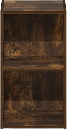 Vista 457 de Furinno - Estantería de cubos de 5 niveles serie Luder para libros y almacenamiento, color roble francés