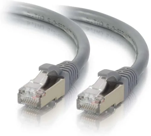 Vista 19 de C2G Legrand - Cable Ethernet Cat5e, cable de conexión Cat5e blindado sin enganches, cable de conexión de red azul, cable de conexión de red Ethernet