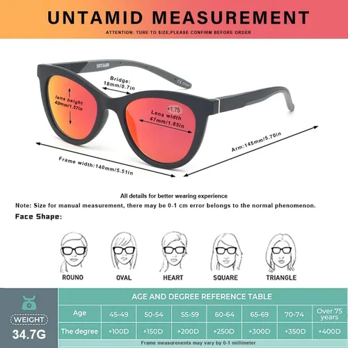 Vista 2 de UNTAMID 3 Pack Reading Glasses Blue Light Blocking for Women, Designer Cat Eye Frame Ladies Computer Readers