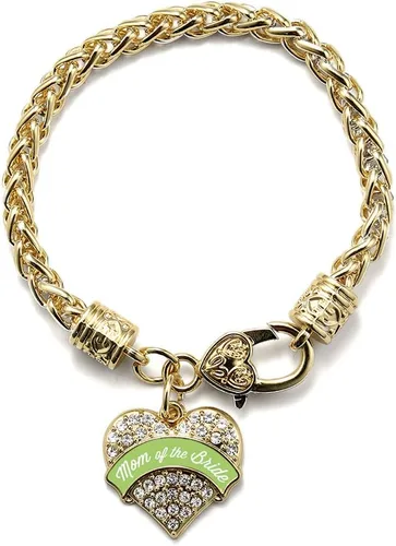 Vista 218 de Inspired Silver - Pulsera de plata con dije de corazón pavé con circonitas cúbicas