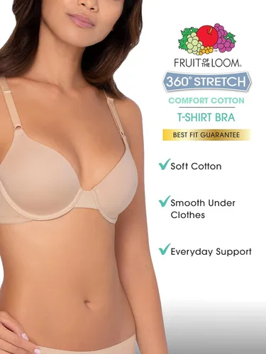 Vista 6 de Fruit of the Loom - Brasier tipo camiseta para mujer