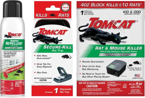 Vista 14 de Tomcat Asesino de ratas y ratones, resistente a niños y perros, estación