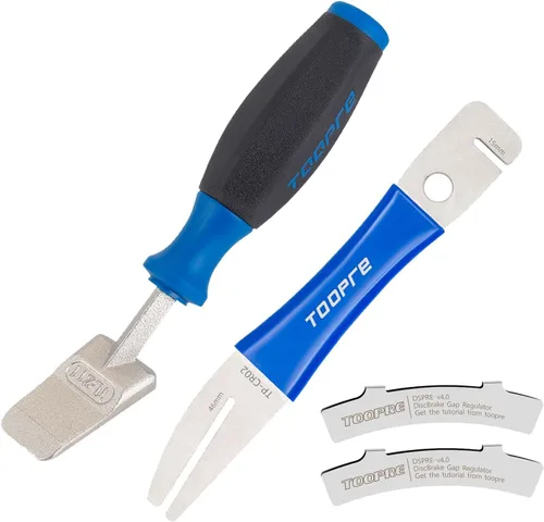 Prensa de pistón hidráulica para frenos de disco de bicicleta Kit de herramientas de reparación de 4 piezas Rotor Truing Horquilla Rotor Herramienta