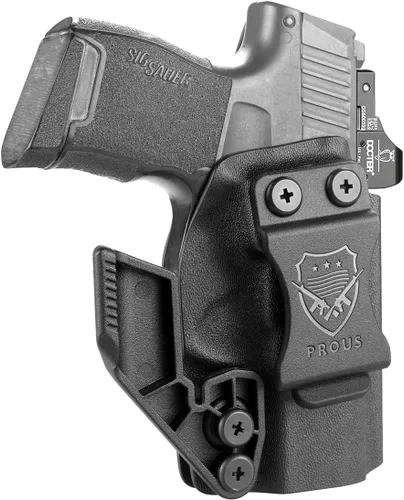 Vista 15 de PROUS Funda Kydex IWB Select para Echelon/Hellcat Pro/Hellcat, S&W Bodyguard 2.0/M&P 9/.40, Glock 17/19/43X MOS, Sig P365/P320 M17 M18, Taurus