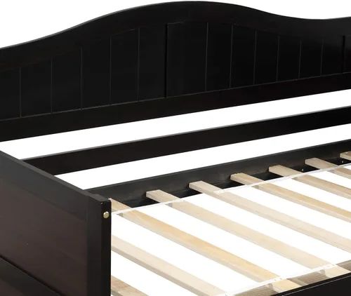 Vista 7 de Harper & Bright Designs Sofá cama individual con cajones de almacenamiento, base de cama individual Woooden con cajones, sofá cama individual